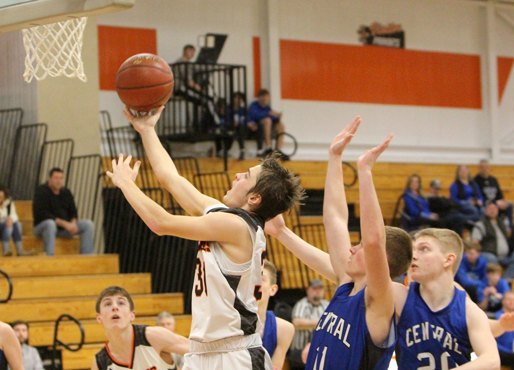 Saint Croix Central at Stanley-Boyd boys basketball 2-15-20